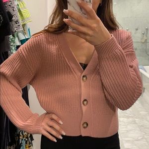 Aritzia cropped cardigan